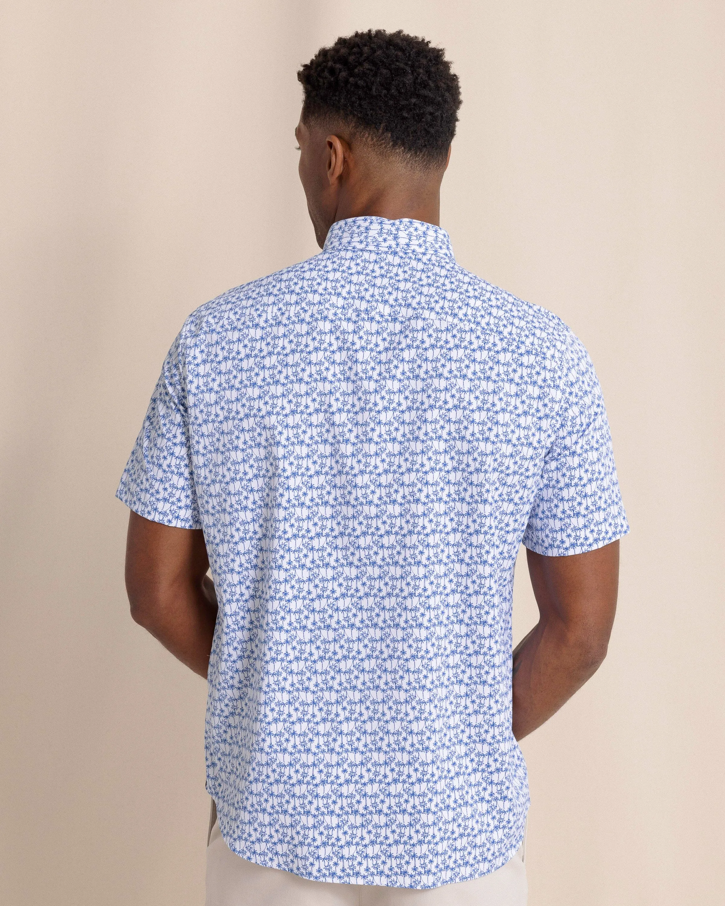 Talk To The Palm Intercoastal Short Sleeve Sport Shirt