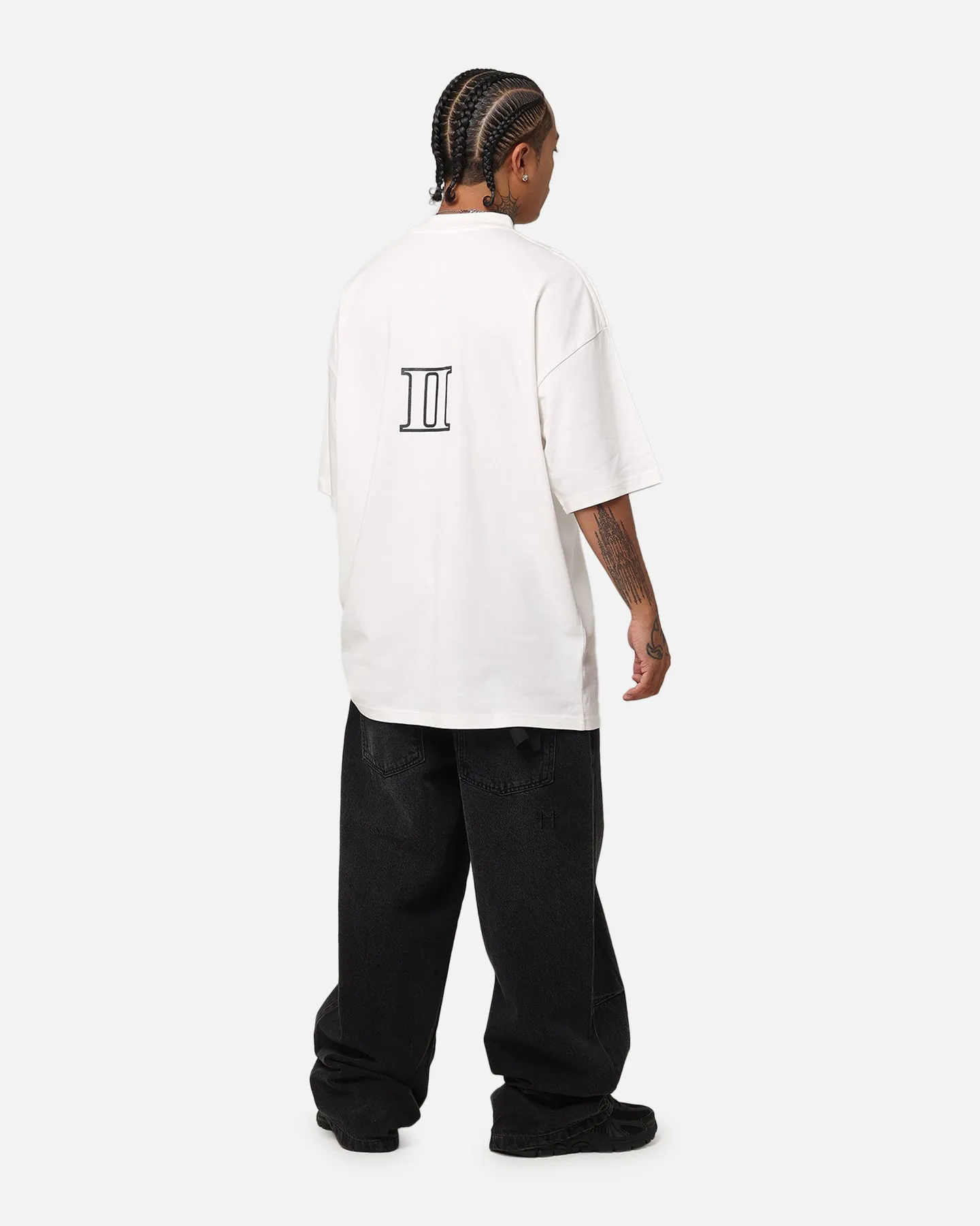 The Anti Order A-Track Mock Neck T-Shirt Off White/Black