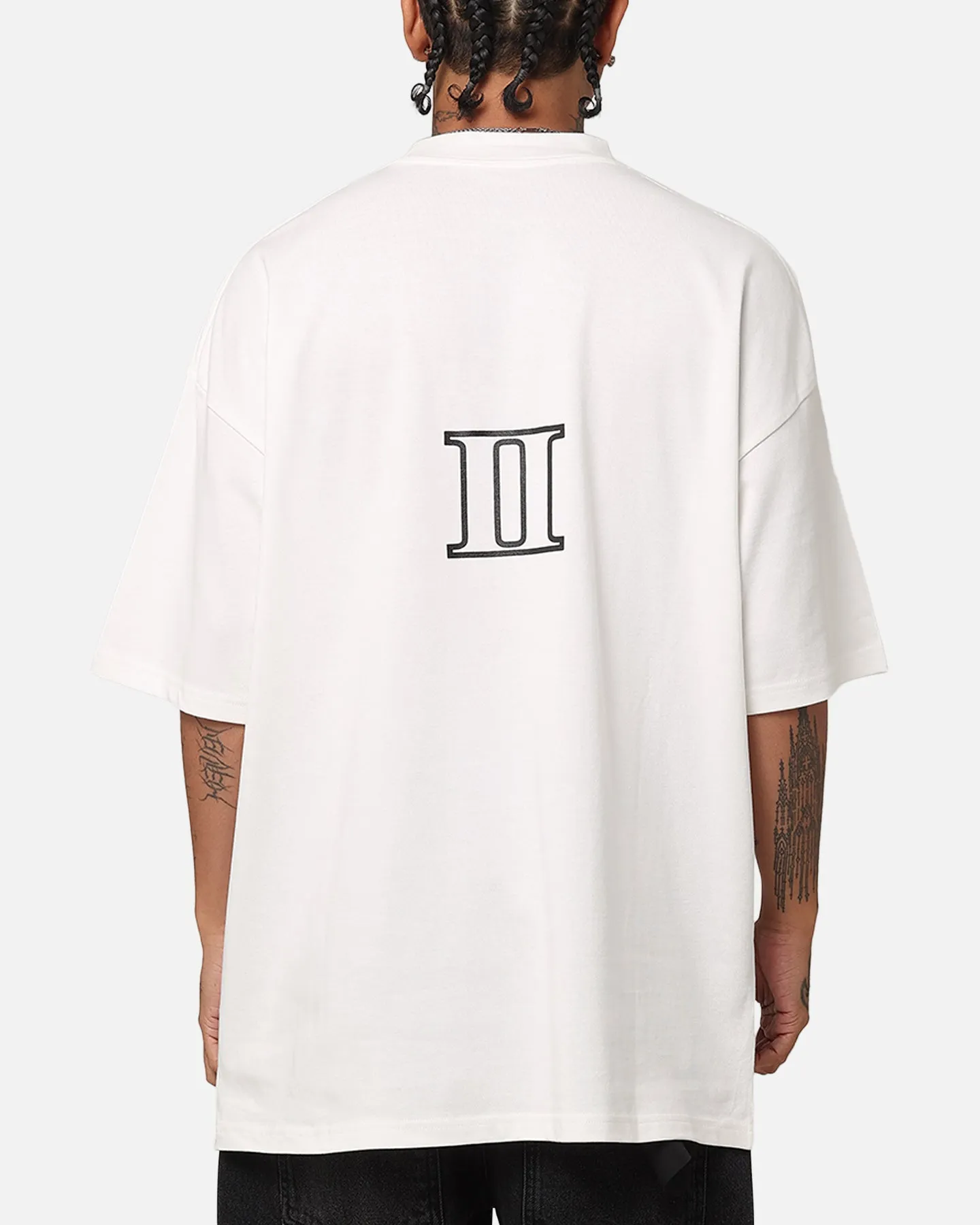 The Anti Order A-Track Mock Neck T-Shirt Off White/Black