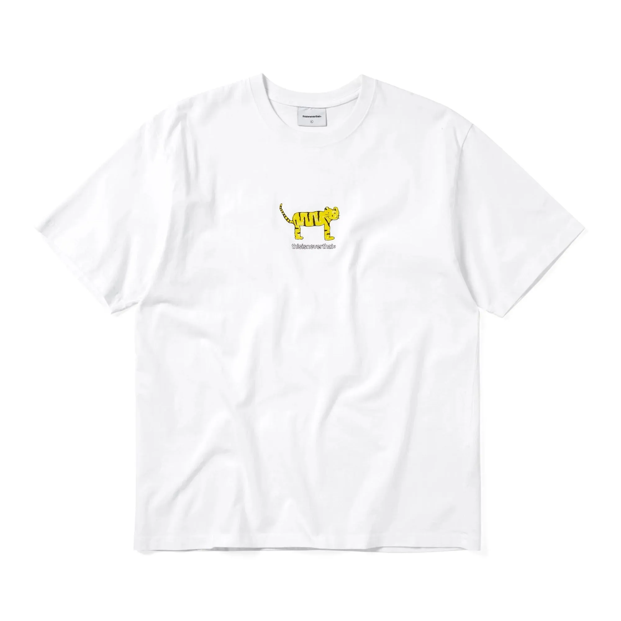 thisisneverthat Yellow Cat Tee White