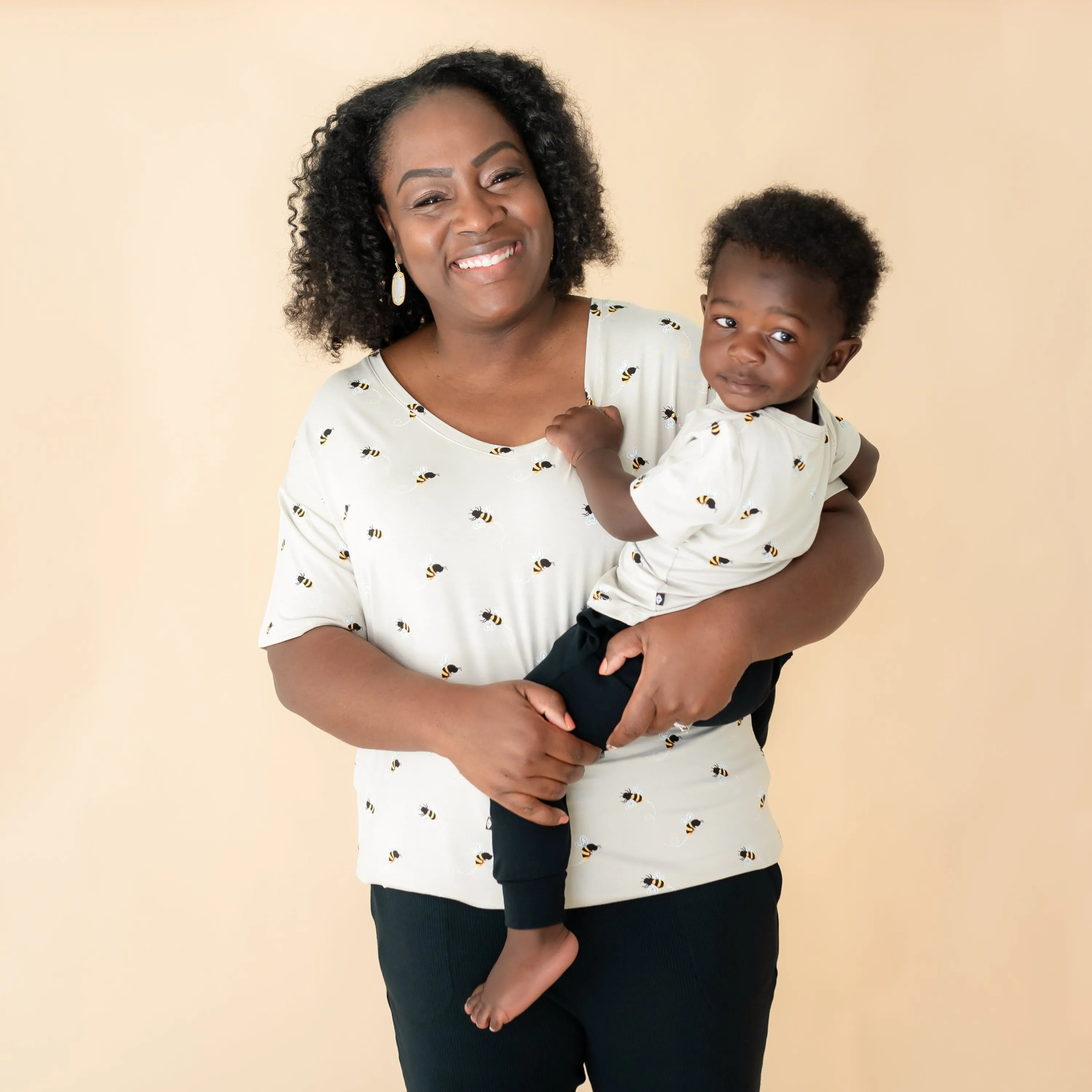 Toddler Crew Neck Tee in Bee Mine