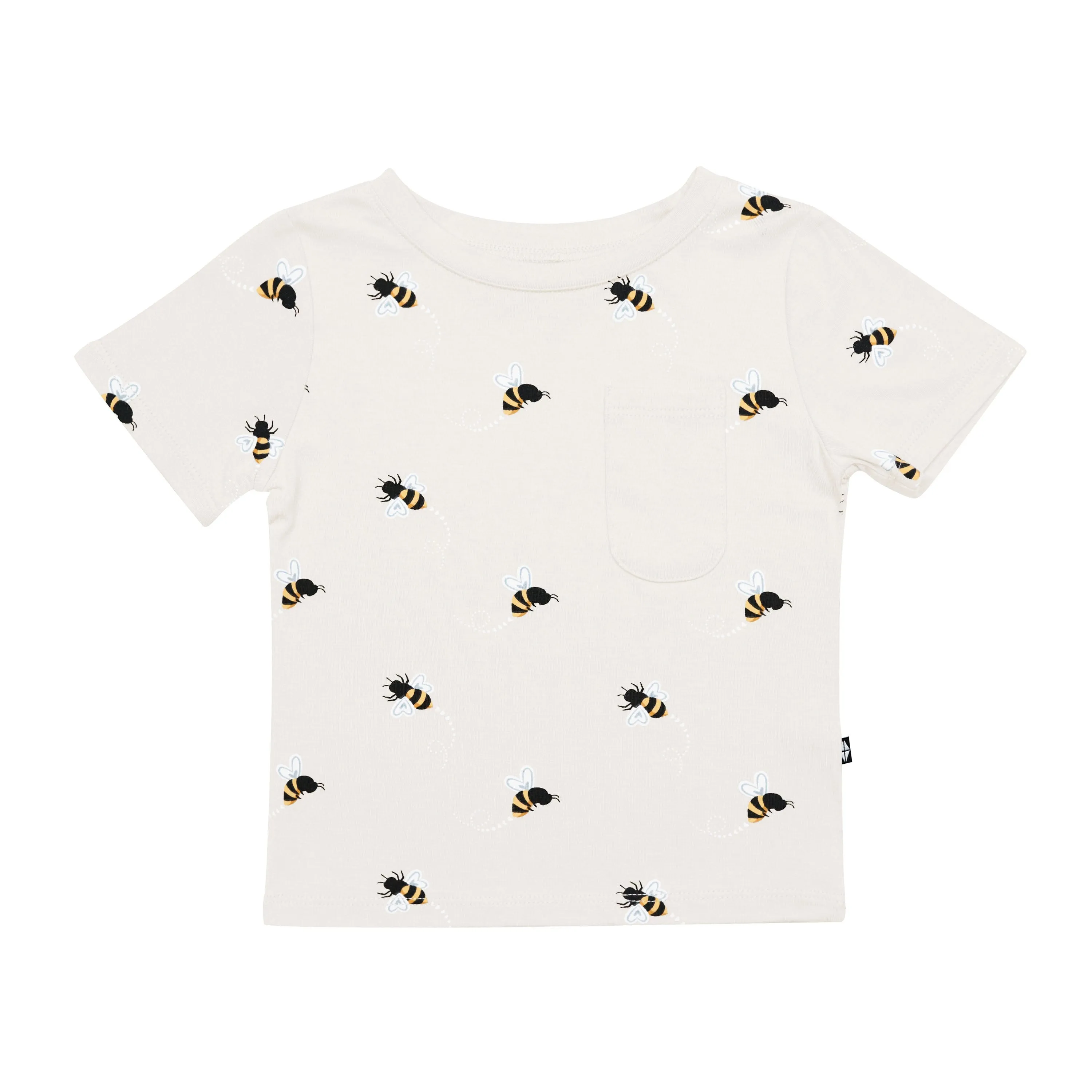 Toddler Crew Neck Tee in Bee Mine