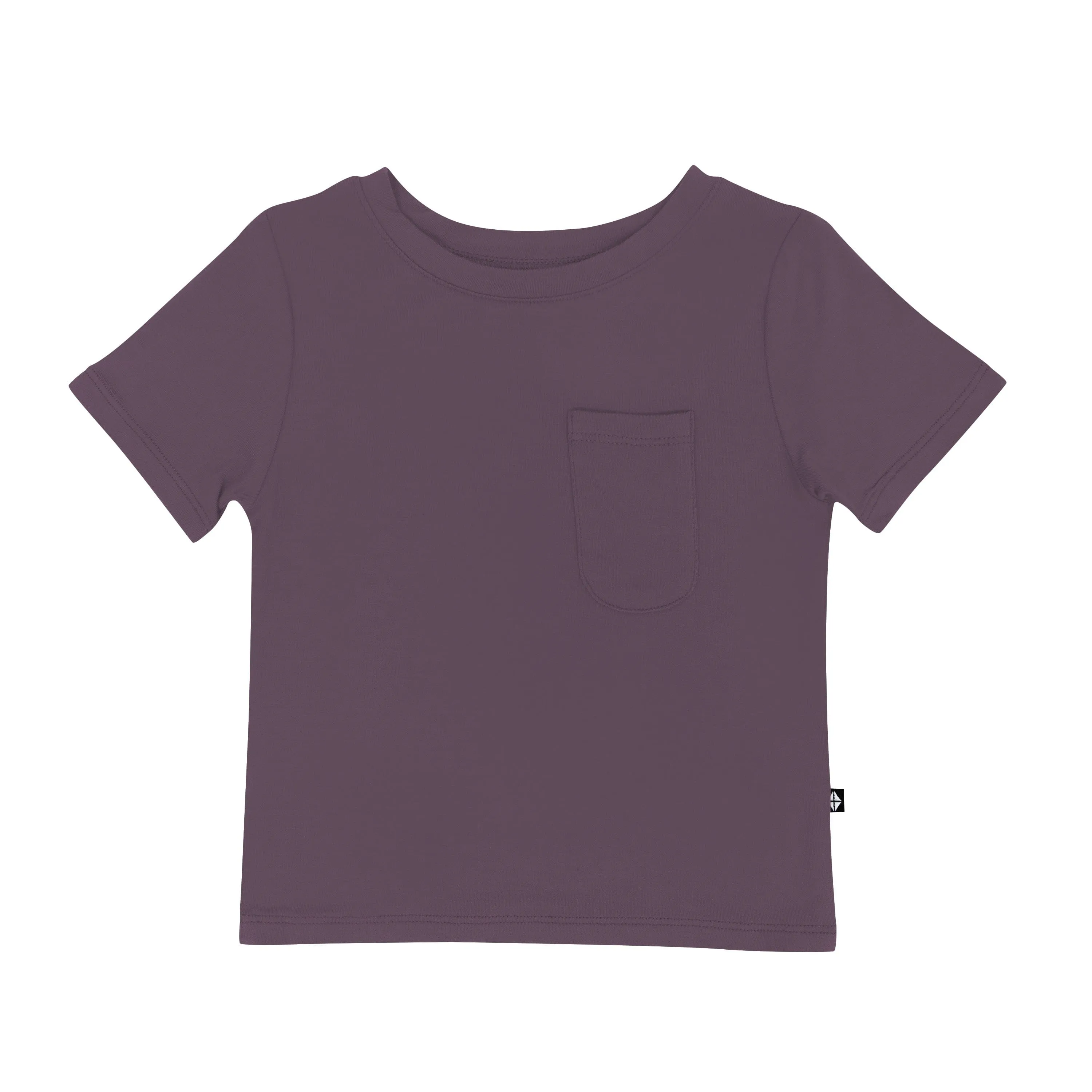 Toddler Crew Neck Tee in Currant