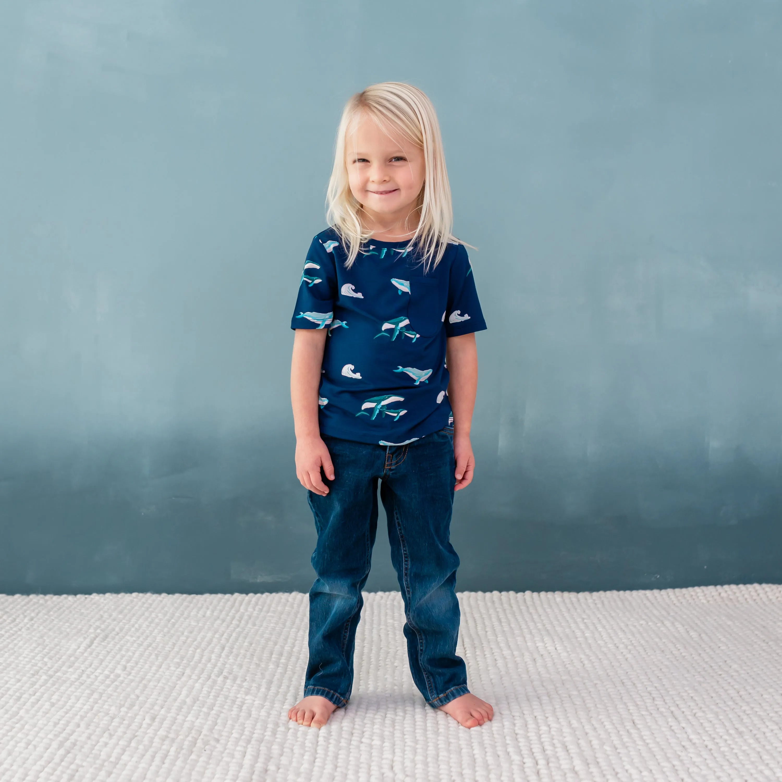 Toddler Crew Neck Tee in Humpback