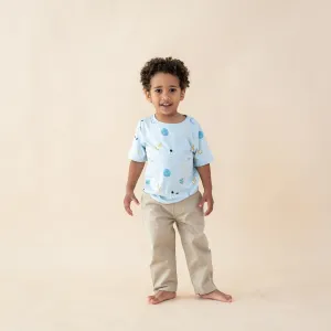 Toddler Crew Neck Tee in Ice Space
