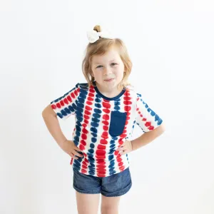 Toddler Crew Neck Tee in Liberty Rip Tide