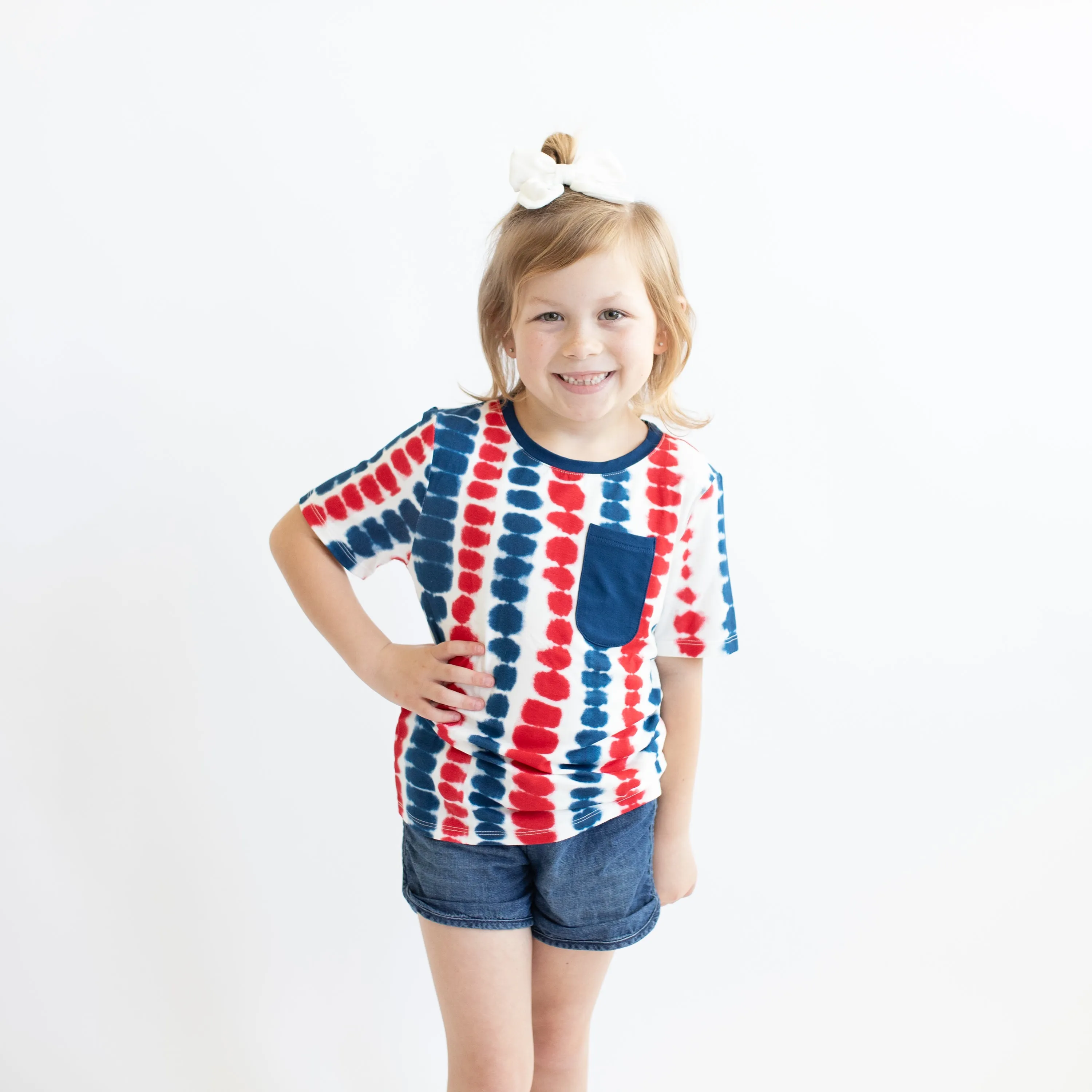 Toddler Crew Neck Tee in Liberty Rip Tide