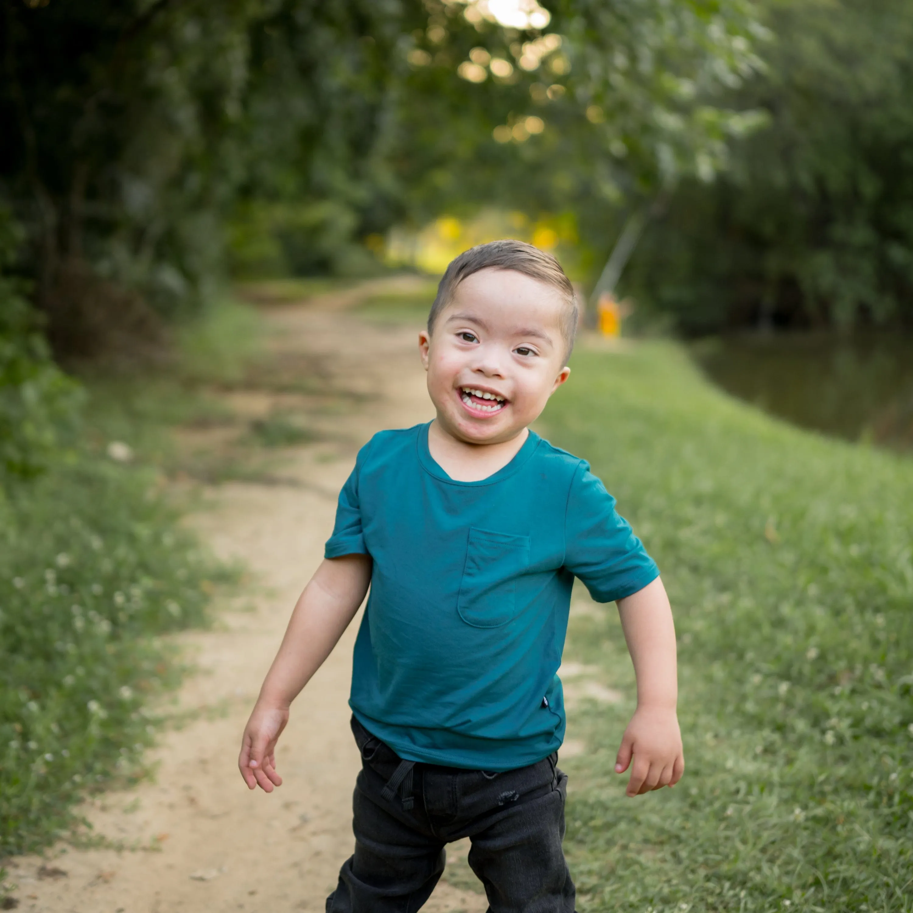 Toddler Crew Neck Tee in Loch