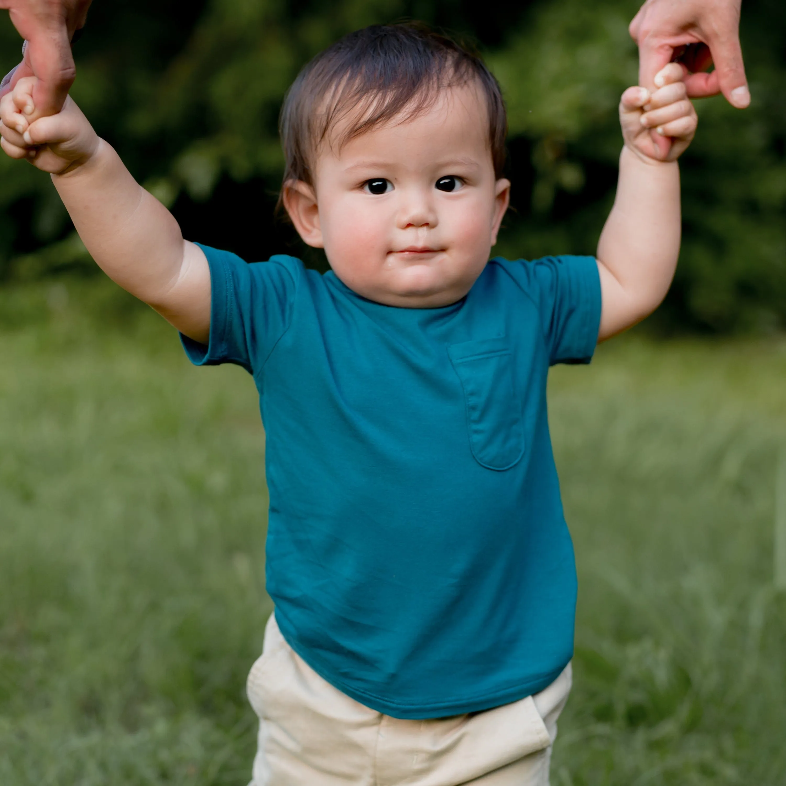 Toddler Crew Neck Tee in Loch