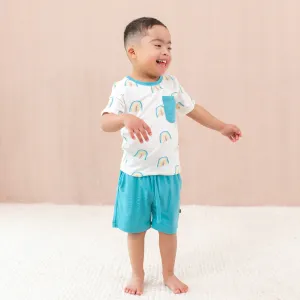 Toddler Crew Neck Tee in Makai Rainbow