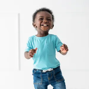 Toddler Crew Neck Tee in Makai