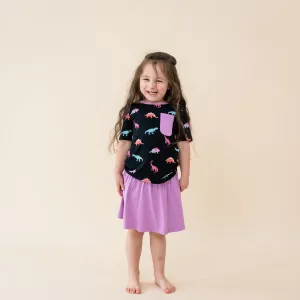 Toddler Crew Neck Tee in Midnight Roar