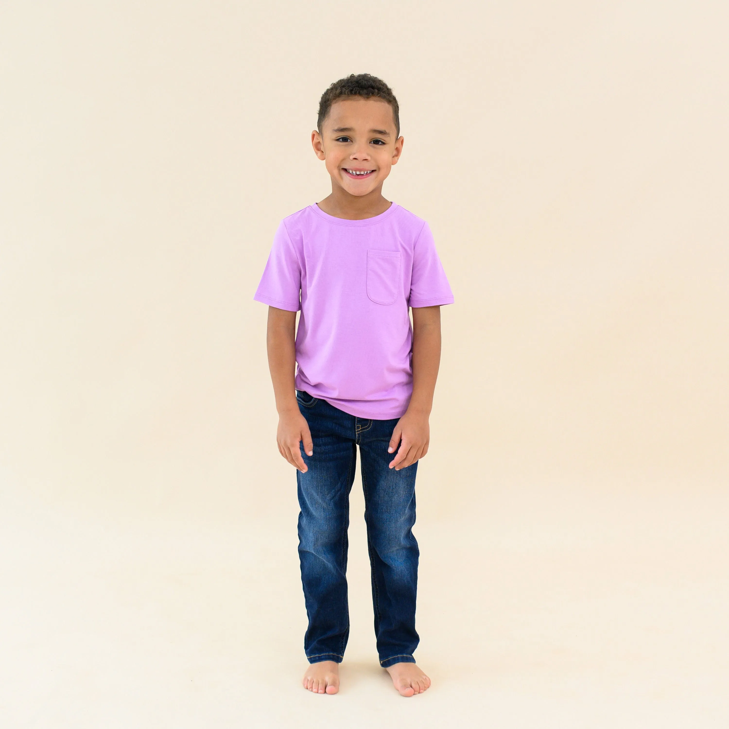 Toddler Crew Neck Tee in Poi