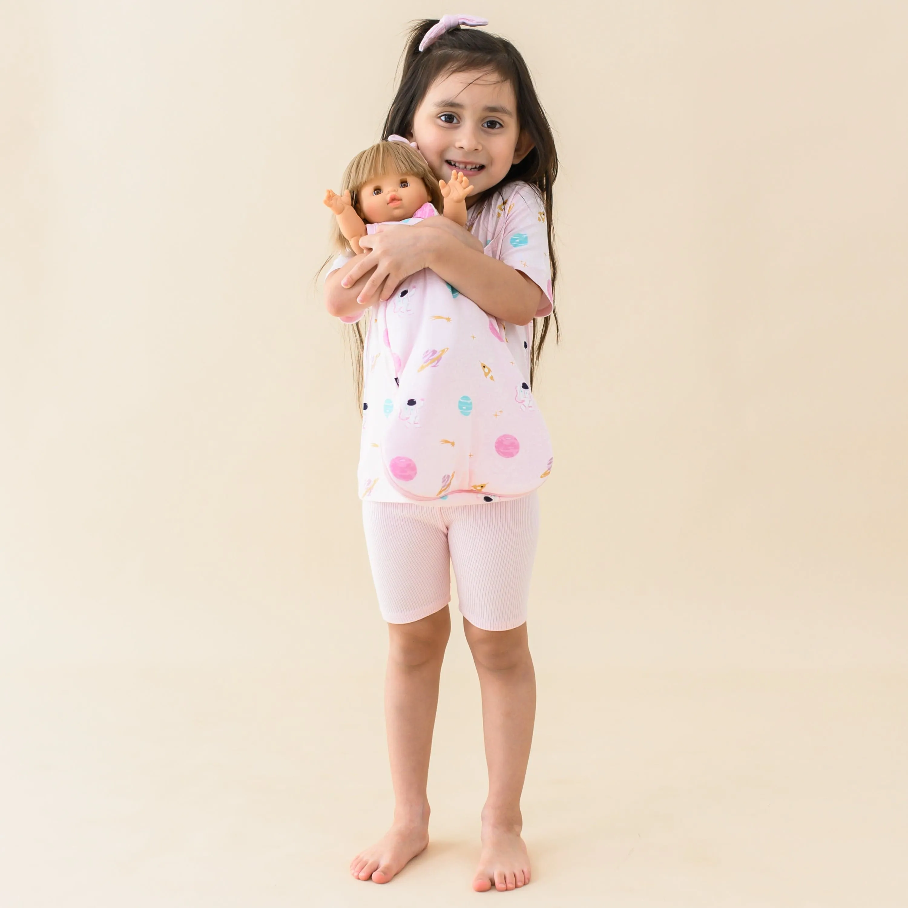Toddler Crew Neck Tee in Sakura Space