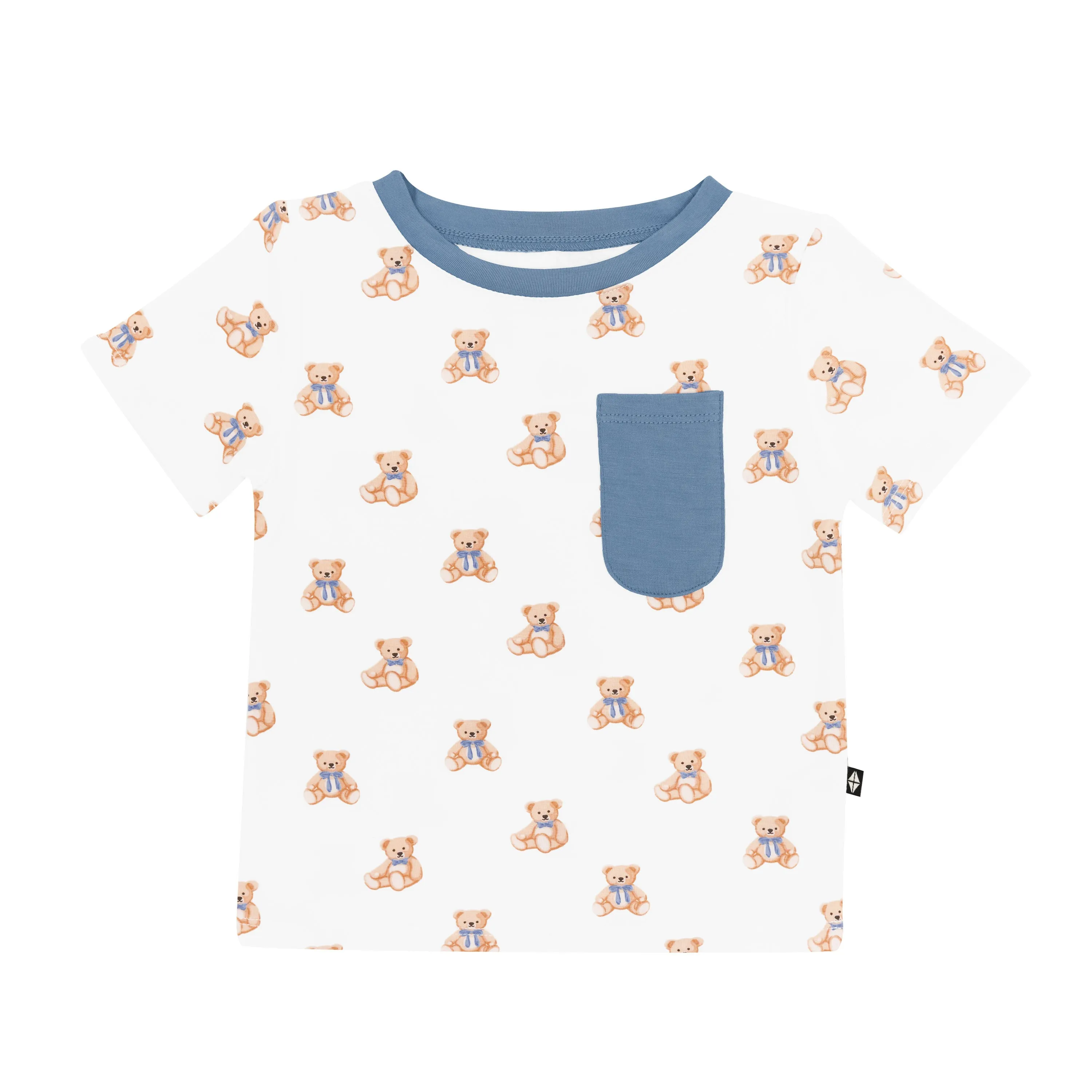 Toddler Crew Neck Tee in Teddy Bear