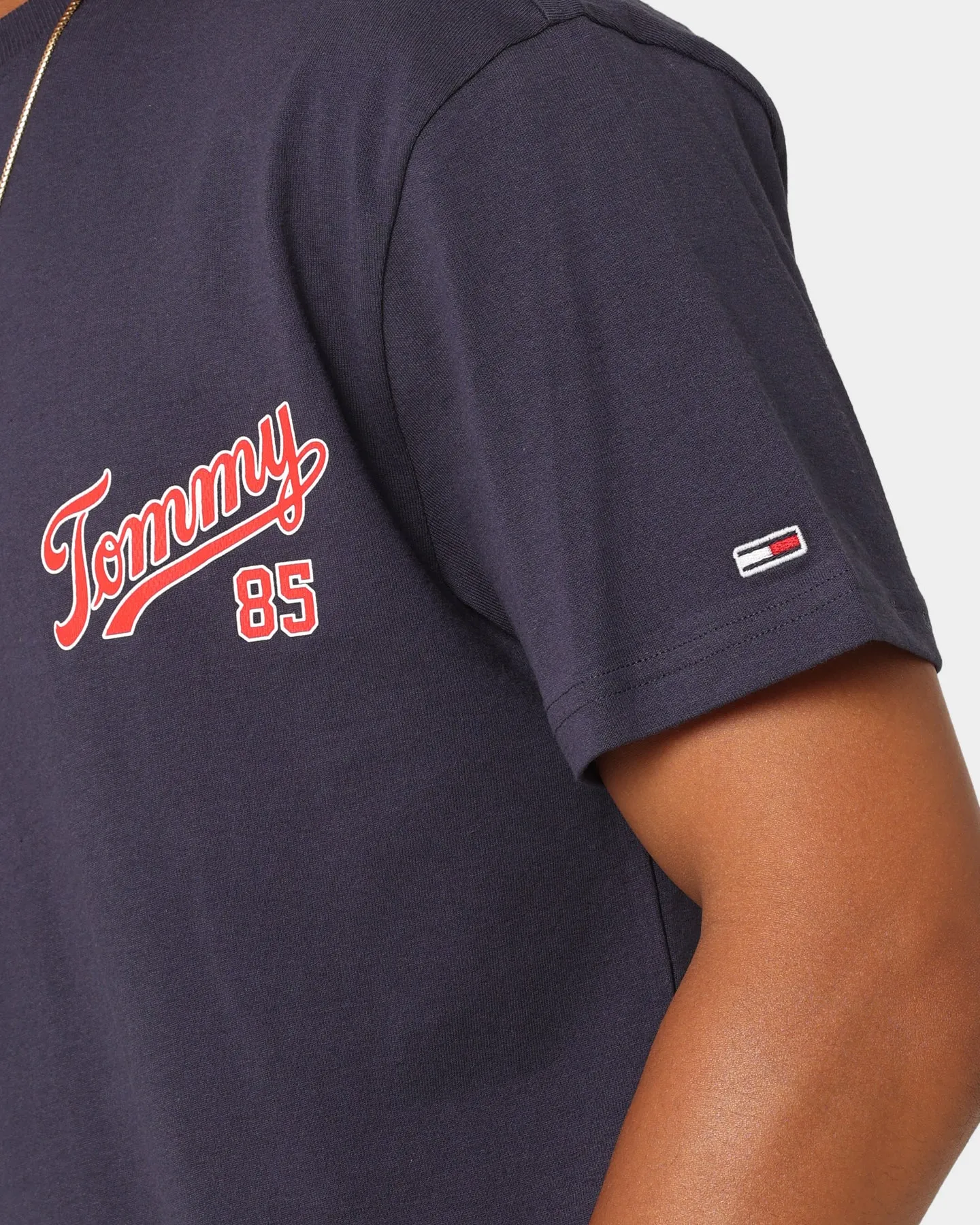 Tommy Jeans TJM Classic College 85 Logo T-Shirt Twilight Navy