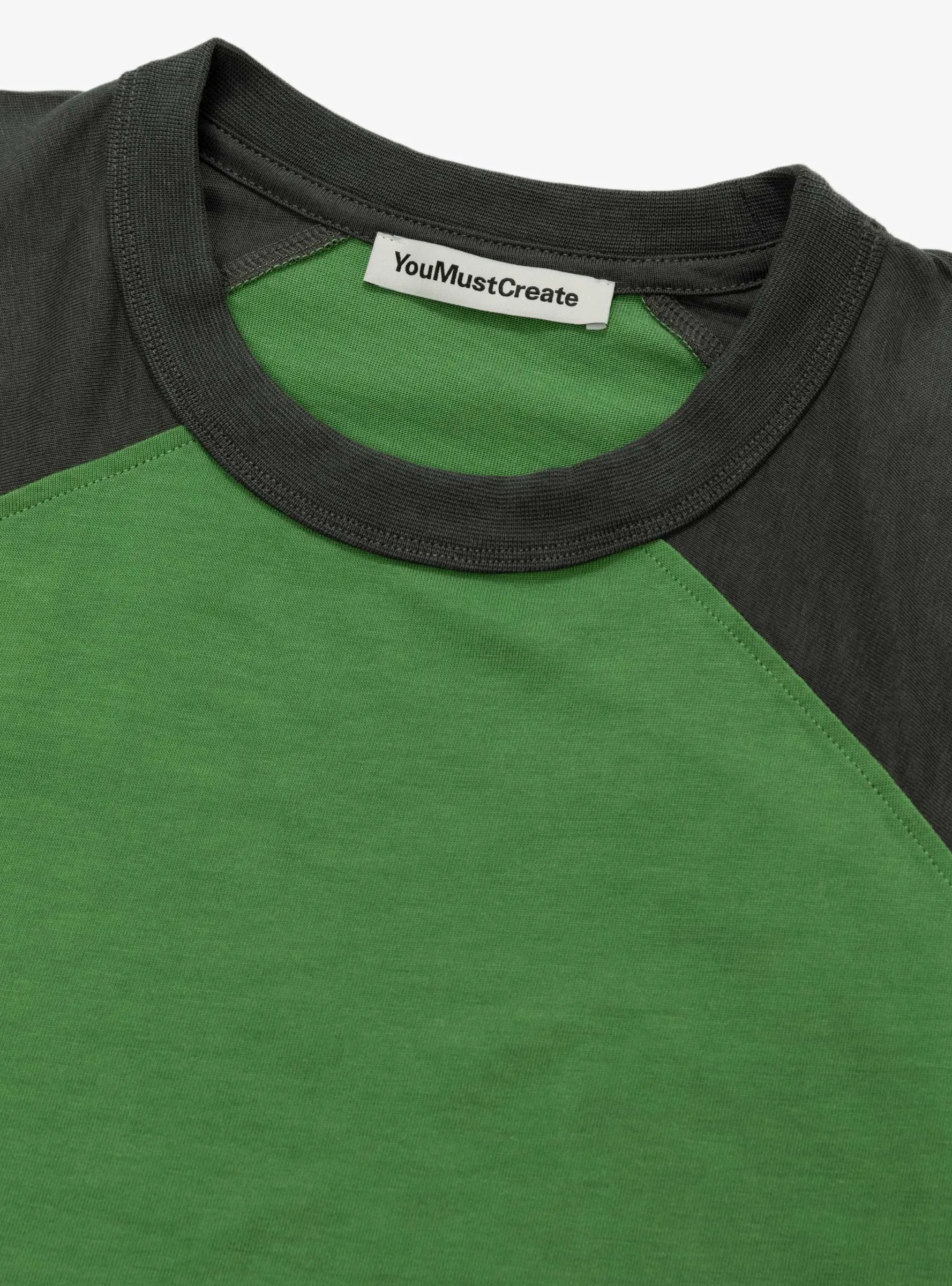 Triple T-Shirt Raglan Grey/Green