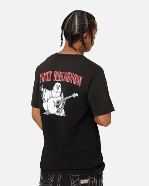 True Religion JV7 Washed T-Shirt Jet Black