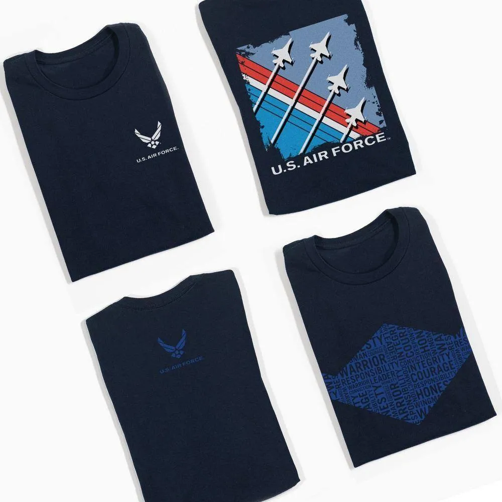 USAF - Finger-Four Formation T-Shirt - Midnight Navy