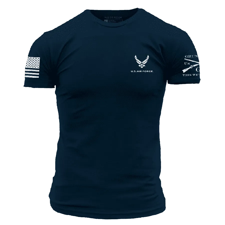 USAF - Finger-Four Formation T-Shirt - Midnight Navy