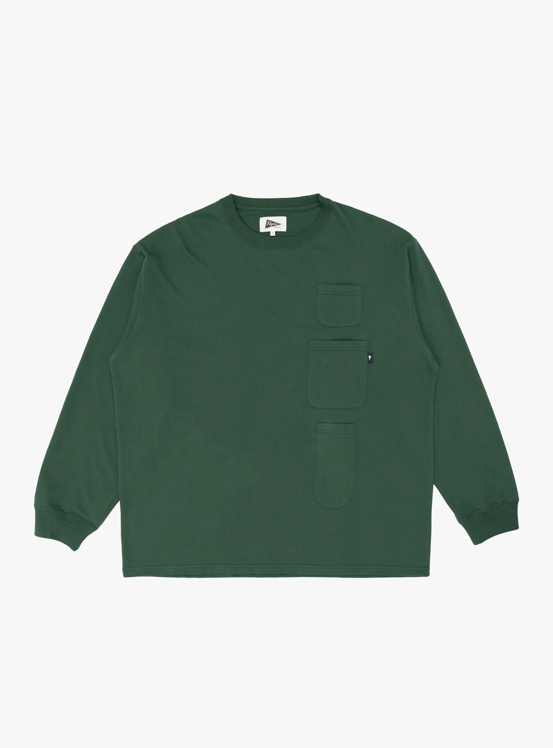 Utility Long Sleeve Tee Dark Green