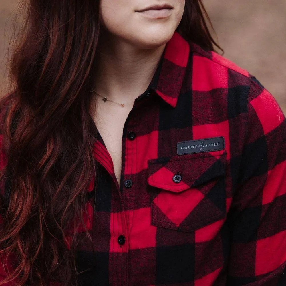 Women's Plaid Flannel - Buffalo