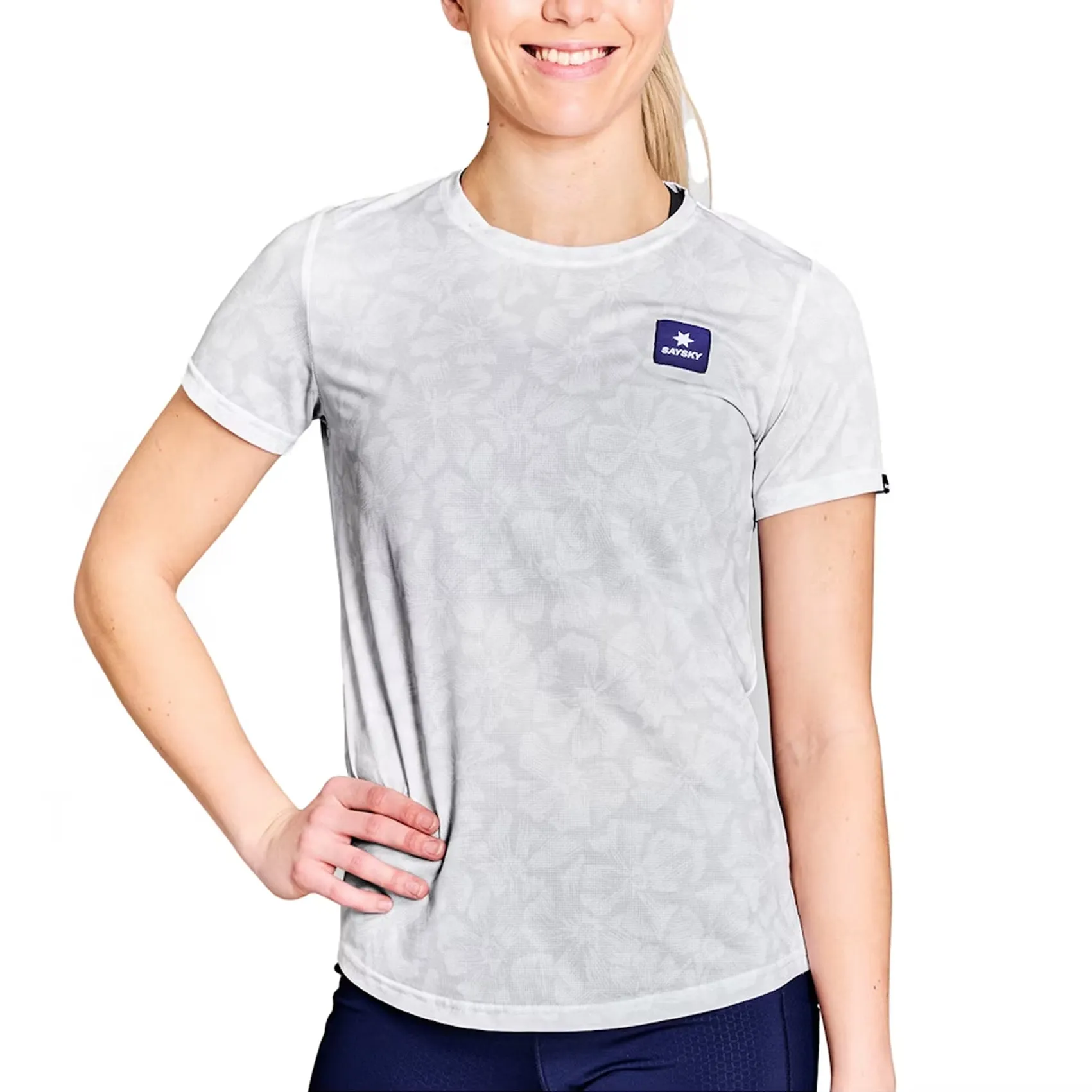 Womens Saysky Flower Combat T-Shirt