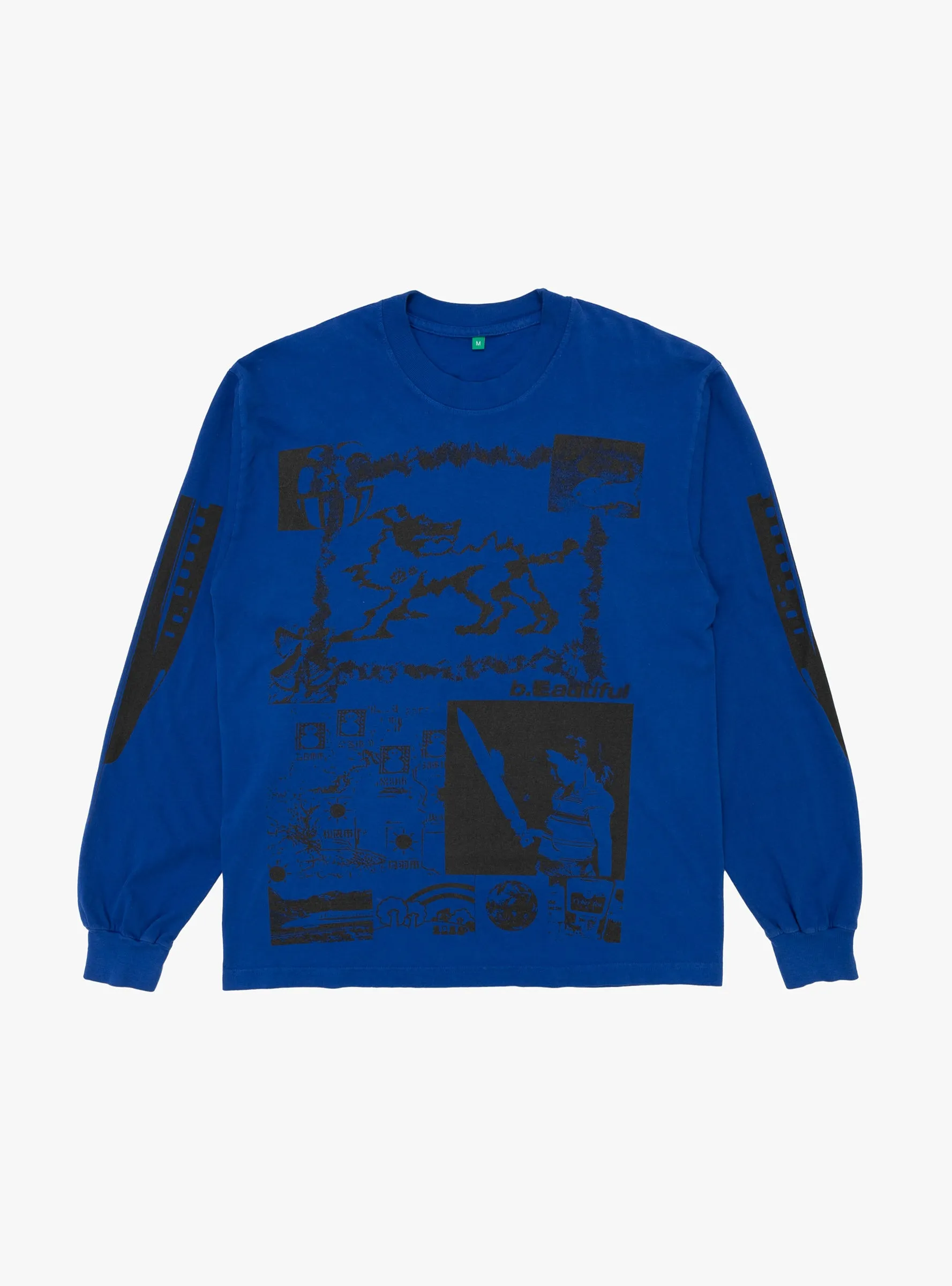 x kiiro Shinkansen LS T-Shirt Cobalt Blue