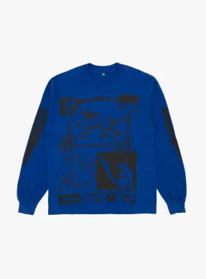 x kiiro Shinkansen LS T-Shirt Cobalt Blue