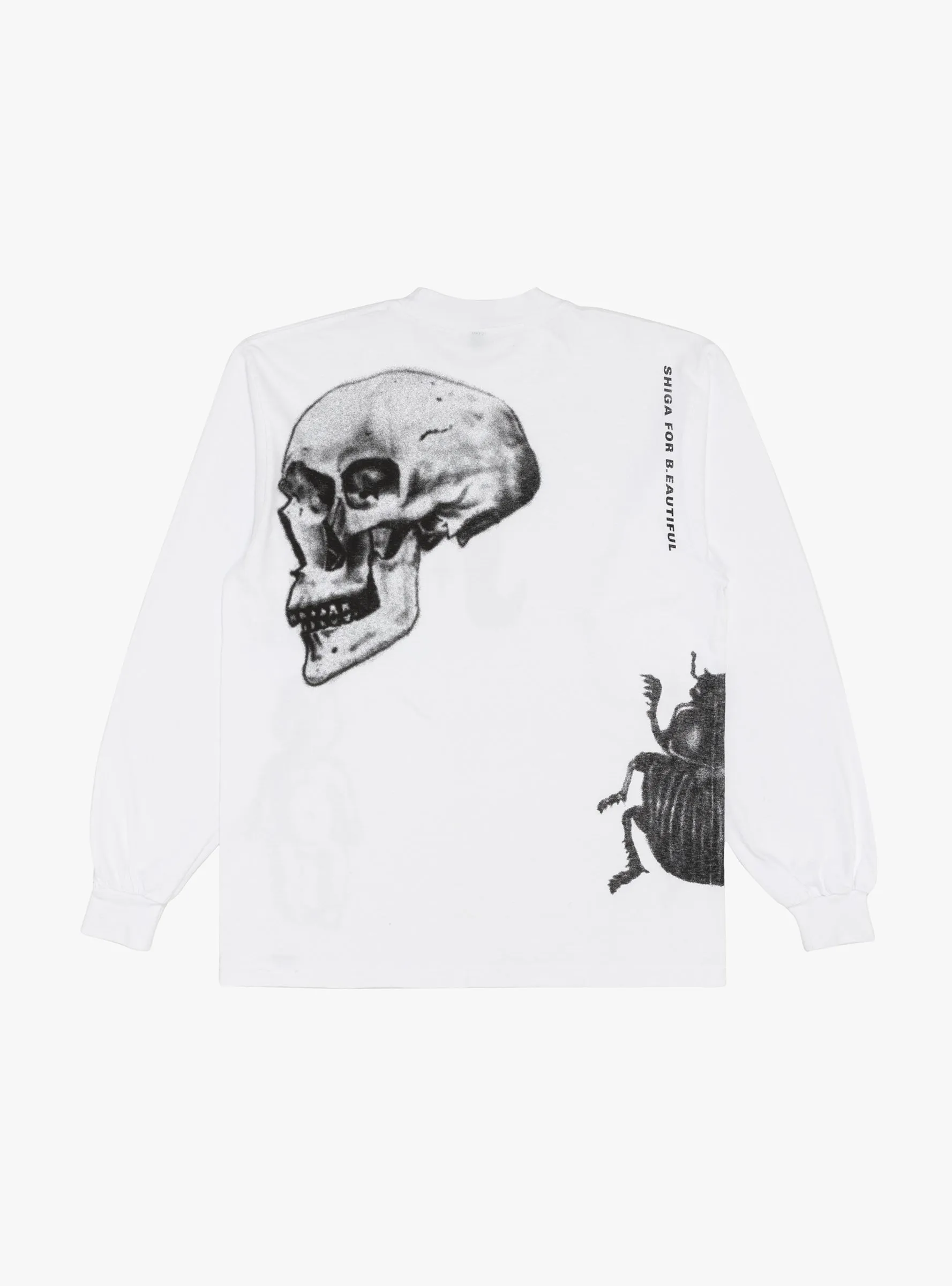 x Shiga Eye Long Sleeve T-Shirt White