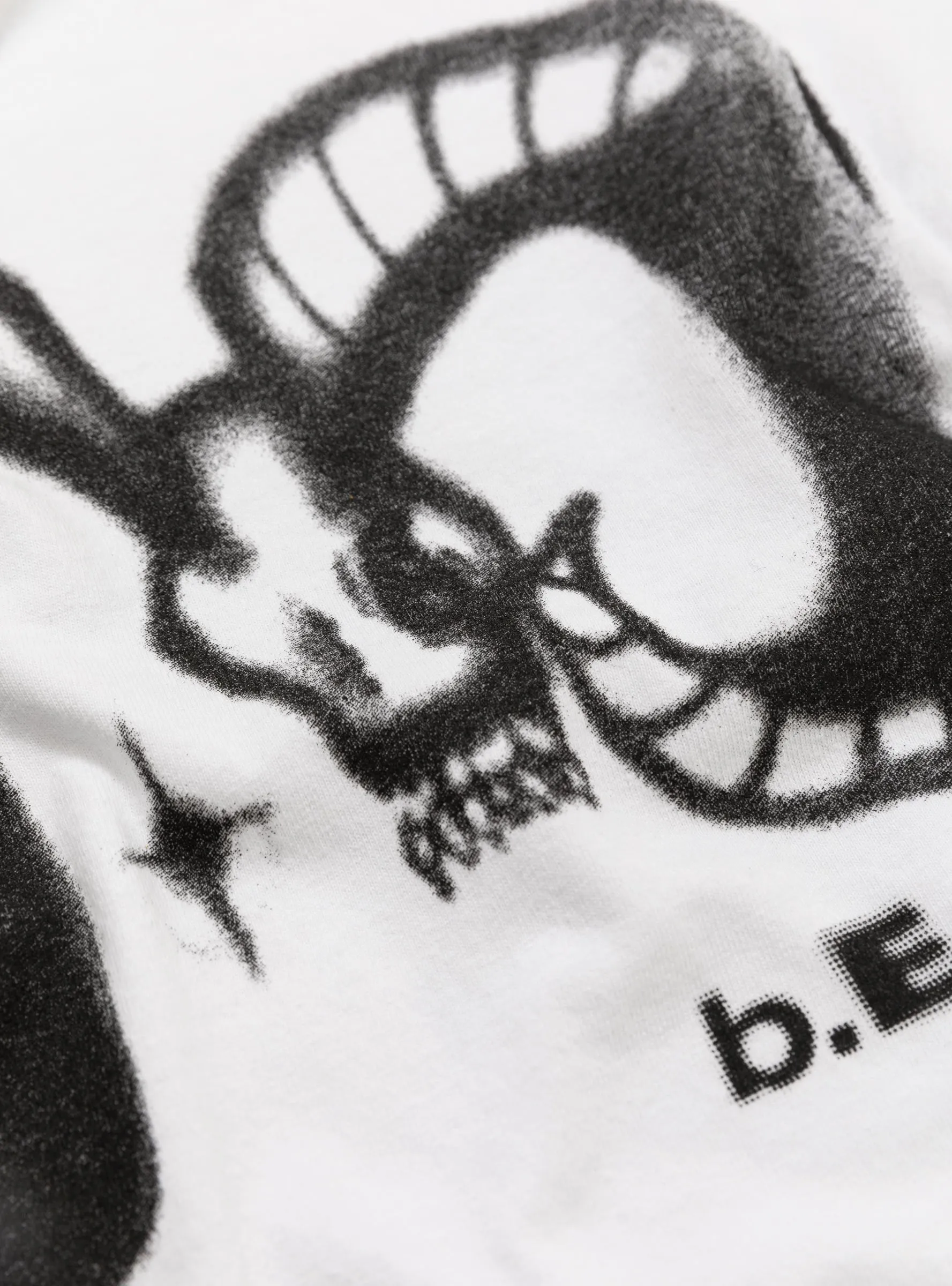 x Shiga Eye Long Sleeve T-Shirt White
