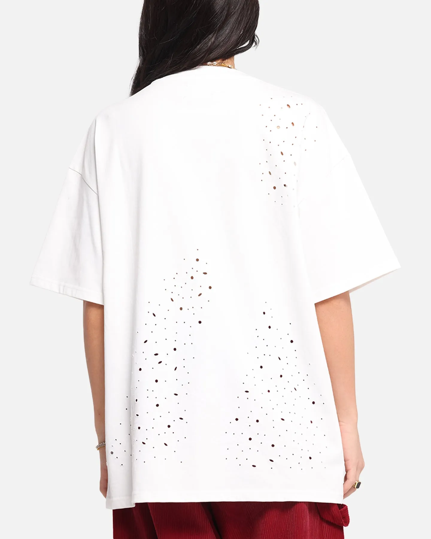 XXIII Distressed T-Shirt White