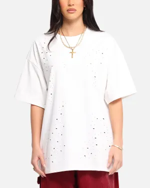 XXIII Distressed T-Shirt White