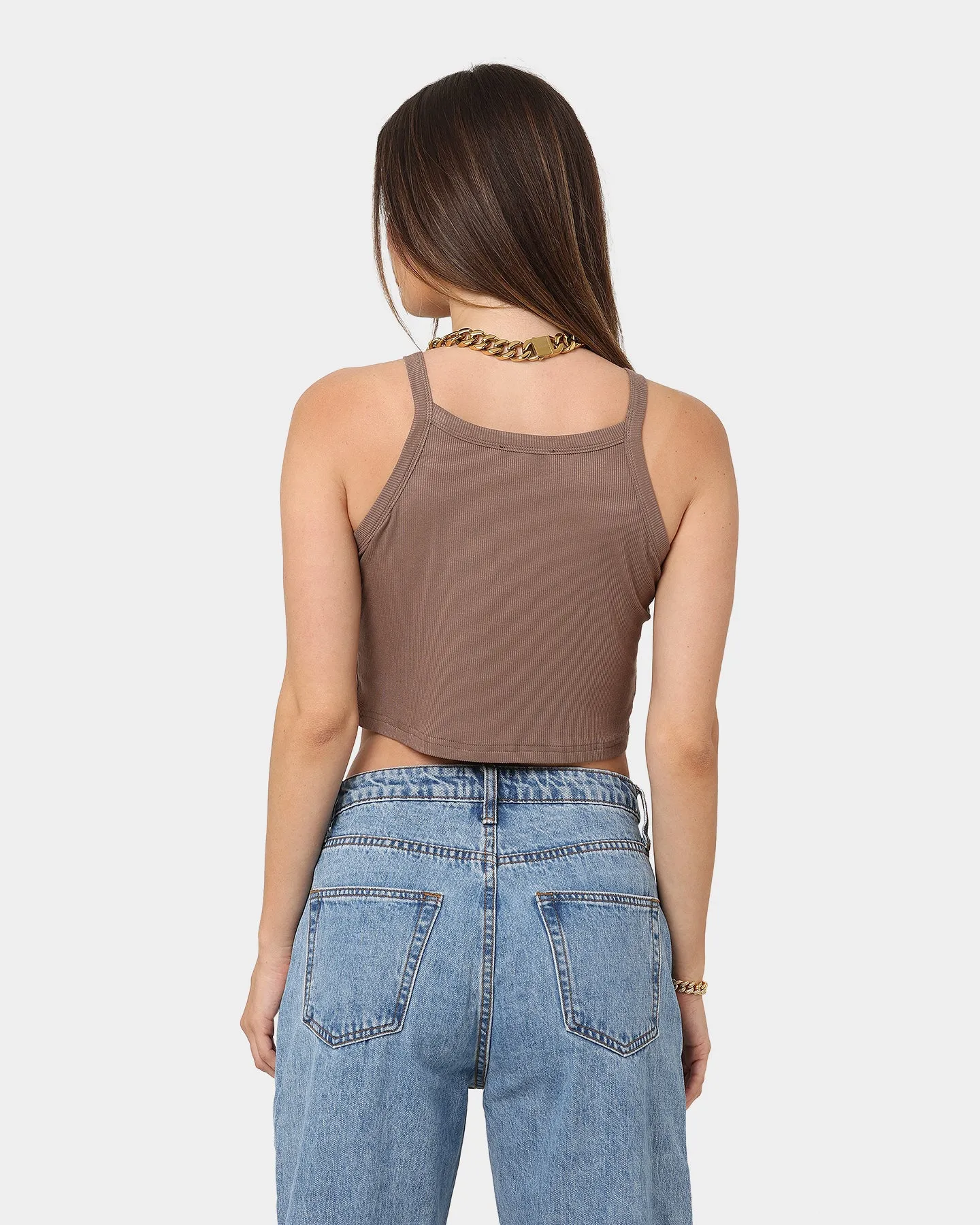 XXIII Women's Aliana Crop Singlet Burnt Sugar