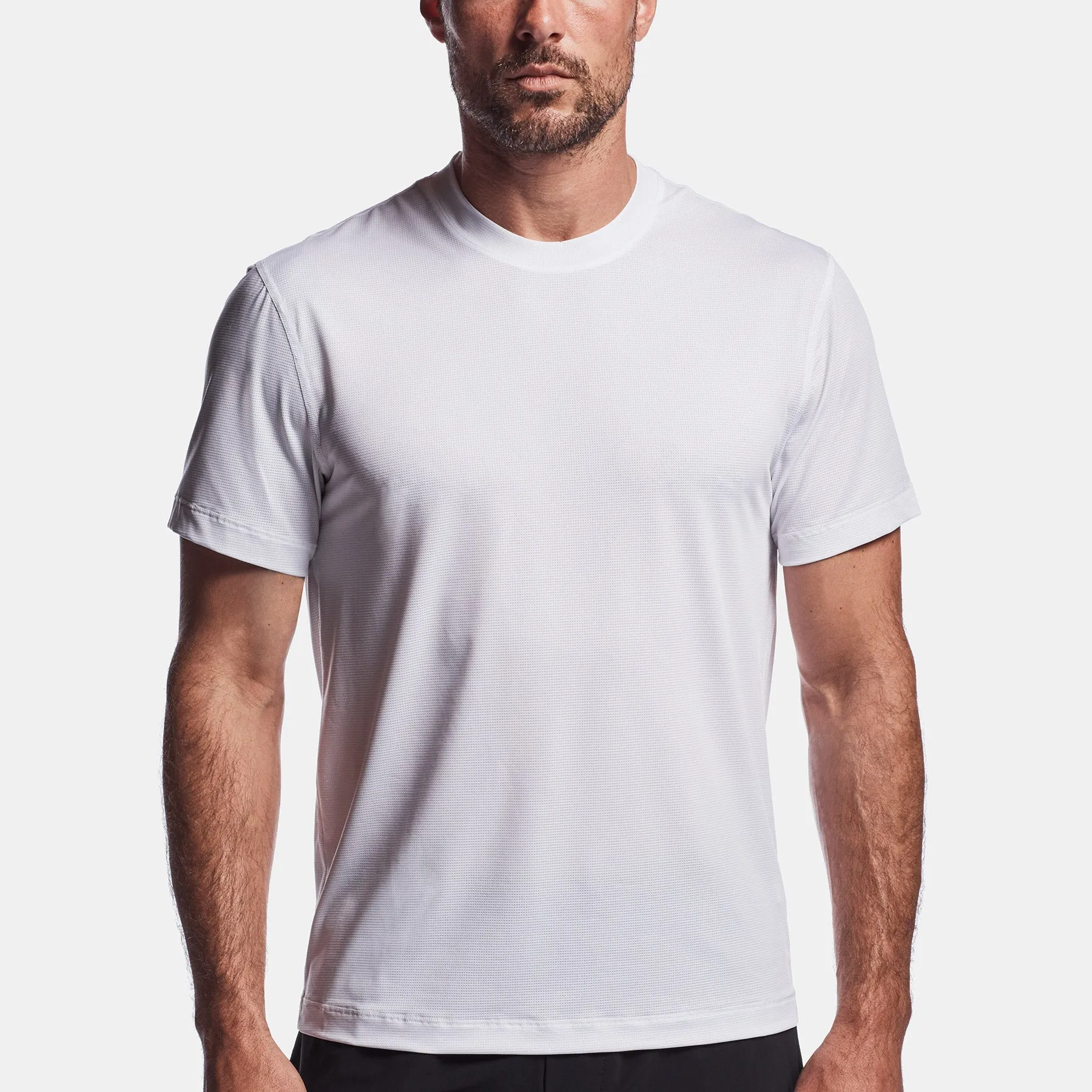 Y/OSEMITE Perforated Performance Tee - White