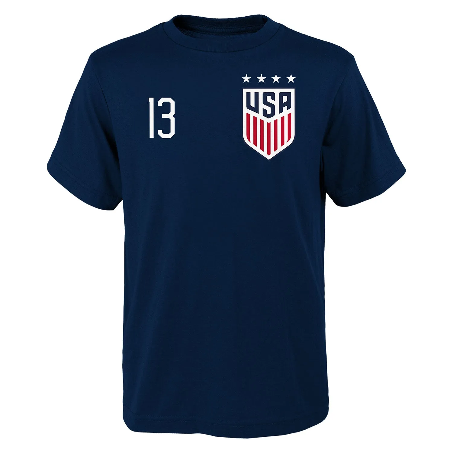 Youth Outerstuff USWNT Morgan 13 Navy Tee